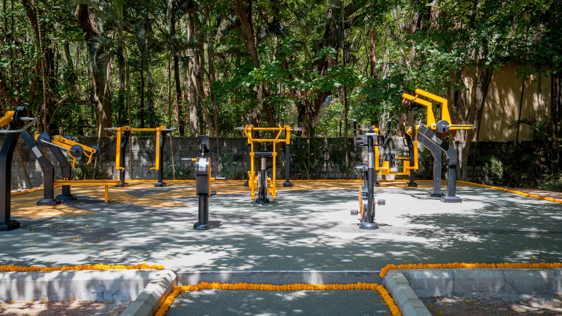 Titan & Krypton fitness zone, Sankey Tank Park